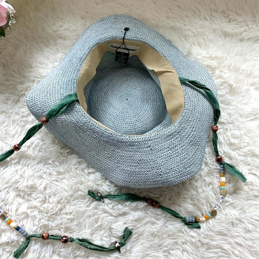 NEW Anthropologie Modern Monarchie Rio Beaded Bucket Hat NWOT - Picture 11 of 16